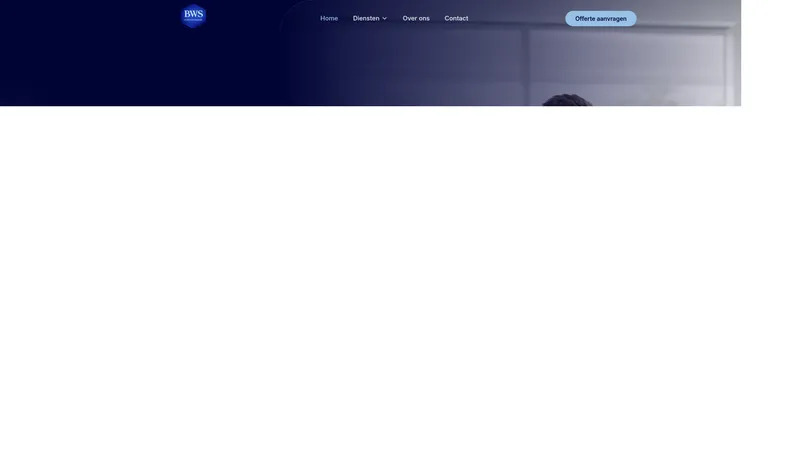 Website van Ben Wouters Schoonmaak en Glazenwassersbedrijf
