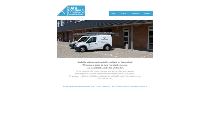 Website van Buné & Roosendaal