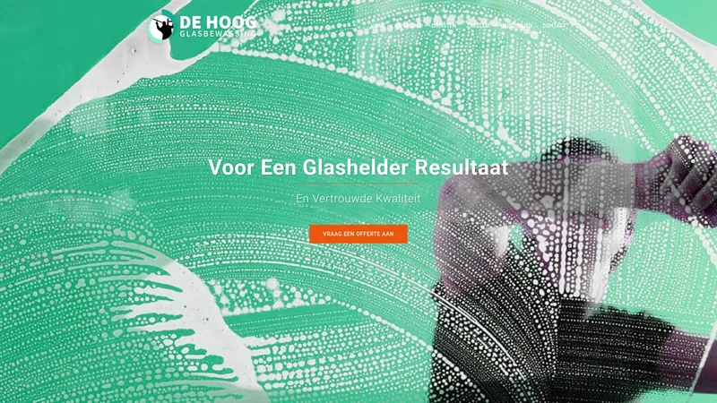 Website van De hoog glasbewassing