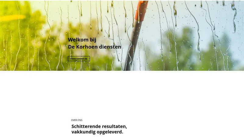 Website van De Korhoen Diensten