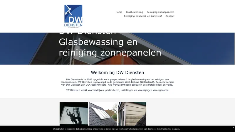Website van DW Diensten