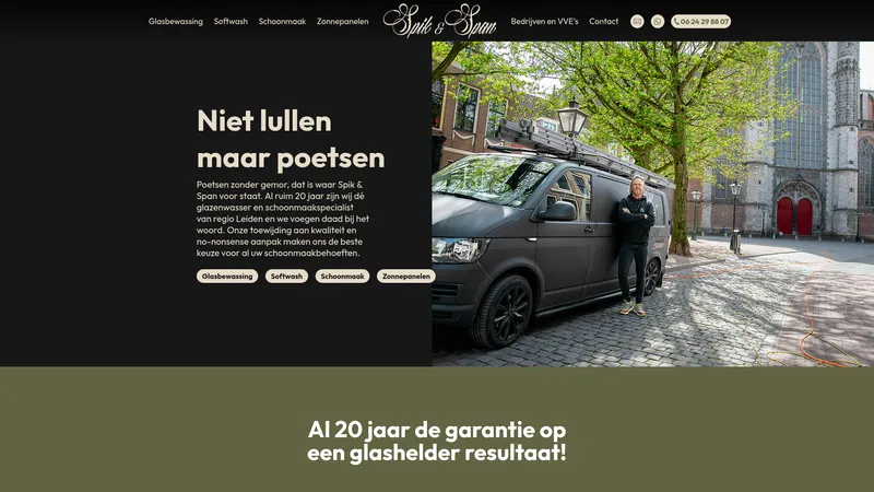 Website van Spik & Span