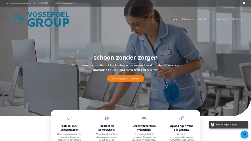 Website van Vossepoel Group